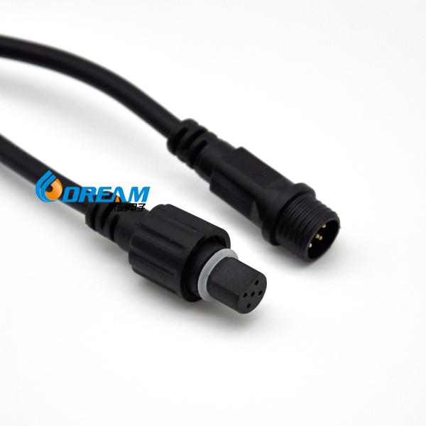 2Pin 3Pin 4Pin LED Connector Cable Waterproof IP67 Male Female Jack Waterproof