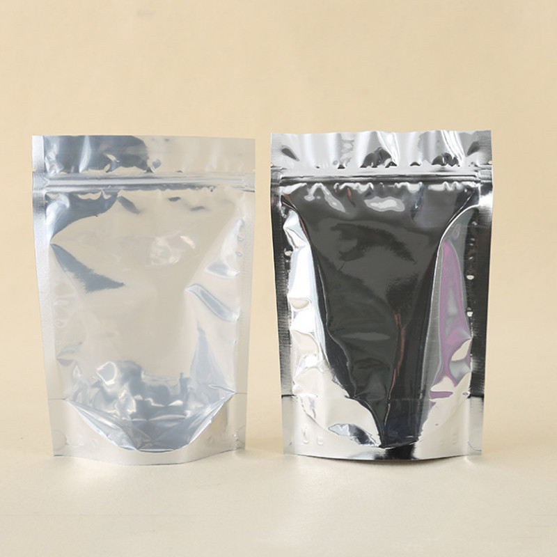 Custom Size Aluminum Stand Up Snack Package Bags For Rolled Oats