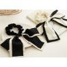 Buy cheap Japan Korea decorative hair accessories bow scrunchie women's hair rope streamer ins large hair band headwear from wholesalers