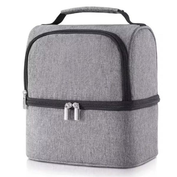Buy cheap Custom Waterproof Oxford Tote Insulated Cooler Bag Doble Deck Aluminium Foil Lunch Bag from wholesalers