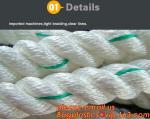cheap and quality 3 inch polypropylene marine rope, polypropylene rope, PET+PP