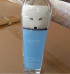18.5mm 750ml Gin Bottle ISO9001 Crystal White Glass Decal Painting