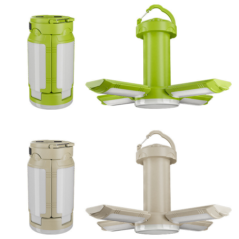 LED digital display with output camping light outdoor folding hanging camping tent light