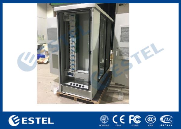 Buy cheap Optical Fiber Distribution 3 Compartments Outdoor Telecom Enclosure from wholesalers