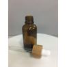 Buy cheap Screw Cap 30ml Bamboo Cosmetic Packaging Boston Glass Dropper Bottle from wholesalers