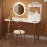 Buy cheap Modern Classic Mirrored Furniture Bedroom Set , Melamine Finish Makeup Vanity Table from wholesalers