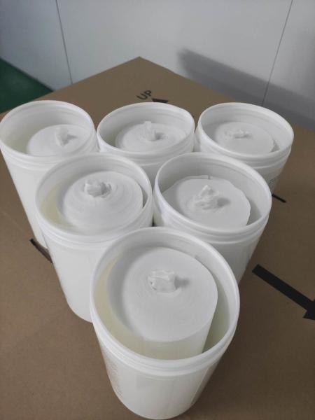 Buy cheap 100 Pieces Dry Wipes For Alcohol Wet Wipes OEM Manufacturer In Canister from wholesalers