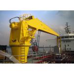 Custom Telescopic Boom Marine Hydraulic Crane For Shipyard
