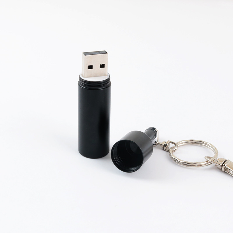 Wine Bottle Shaped 3.0 USB Flash Drive With Metal Ring And OEM Logo