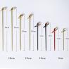 Buy cheap Green Disposable Garnish Food Bamboo Knot Skewers 12cm from wholesalers