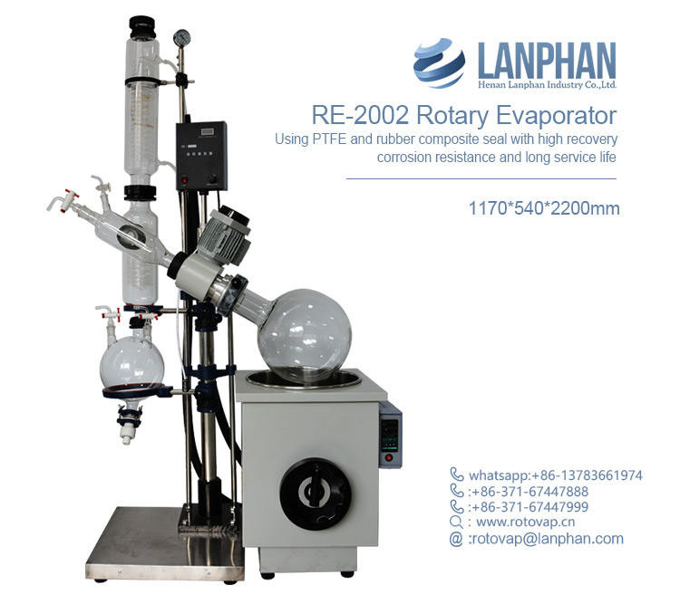 Lab Rotary Evaporator Vacuum Crystallizer Evaporatore CBD Distillar