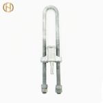 Adjustable Clamp Pole Accessories NUT Type For Preformed Guys Grip