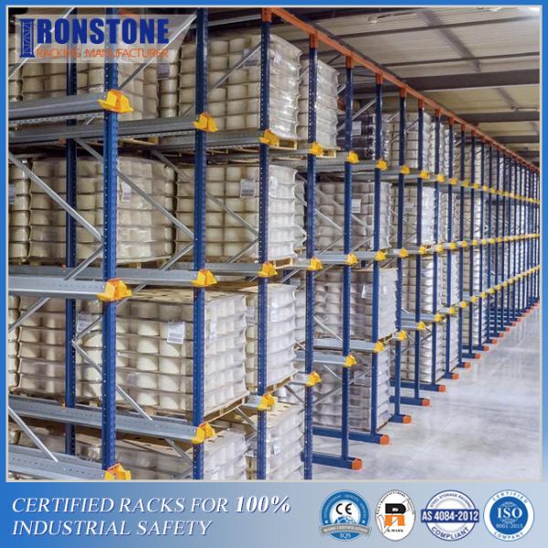 Buy cheap Heavy Duty LIFO Drive In And Drive Through Racking System from wholesalers