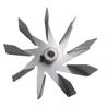 Buy cheap 114mm Diameter Fireplace Fan 9 Blades Galvanized Sheet For Pellet Stove from wholesalers