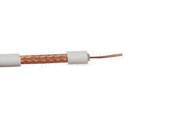Buy cheap RG59 Micro CCTV Coaxial Cable Stranded Copper Conductor with 95% CCA Braiding from wholesalers