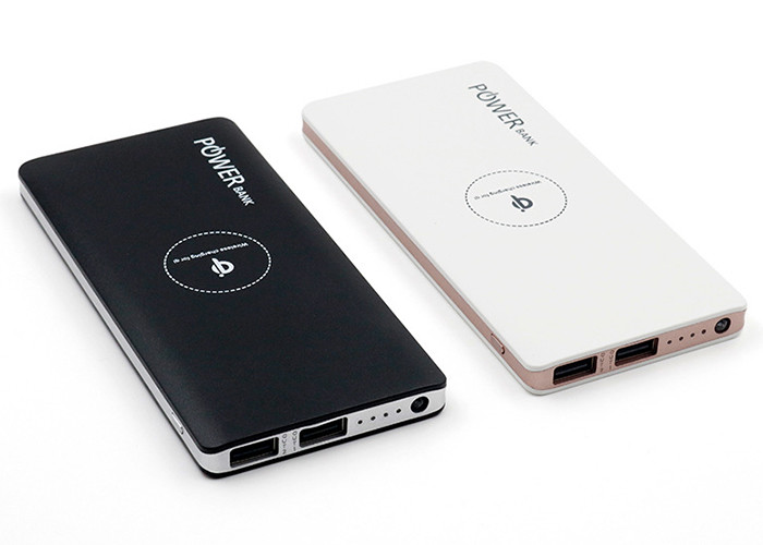 Plastic Portable Battery With Wireless Charging DC 5V/2A Input CE Certification
