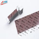 Garnet Telecommunication Hardware Naturally Tacky 6.2 W Silicon Thermal Pad 0.25