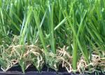 Kids Playground Artificial Grass For Landscaping , Green Fake Grass Carpet