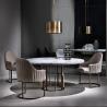 Buy cheap 0.6x0.92m Luxury Modern Dining Chairs Leather Luxus Esszimmerstuhl from wholesalers