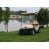 Buy cheap Two Passenger Electric Motor Golf Cart Red Color With Plastic Bodywork from wholesalers