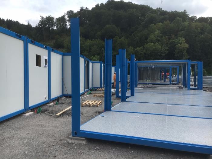 2016 pretty design newly modular container building refugee project in Germany