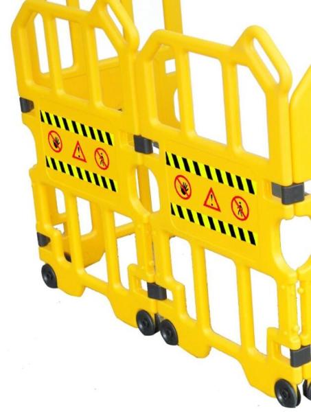 Buy cheap Yellow Elevator Spare Parts 7.5KGS Lift Safety Barrier HDPE Made YF SM4P from wholesalers