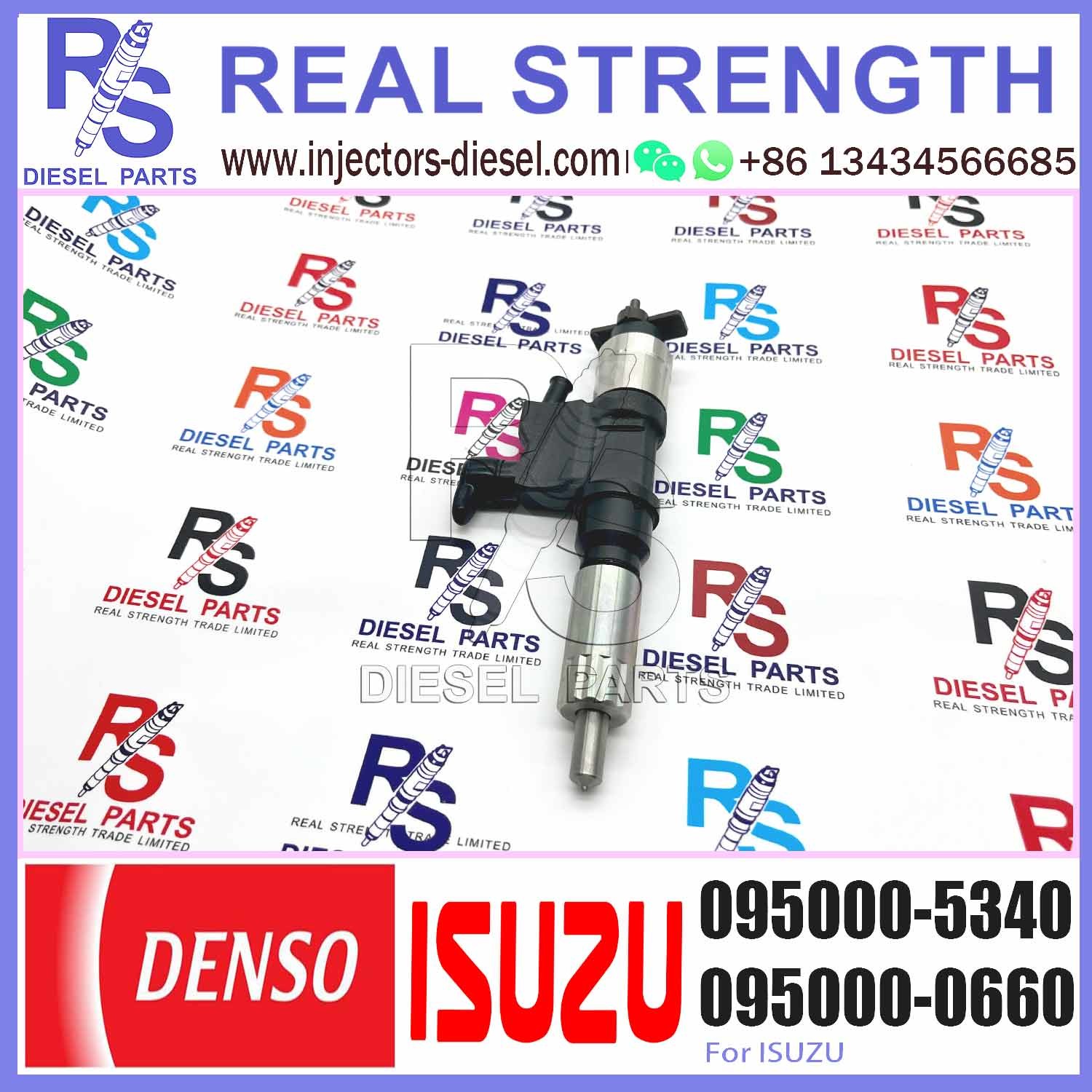 common rail fuel injector 095000-5340 for Isuzu 4HK1 6HK1 diesel engine