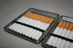 Bespoke Logo'S Etched On A Stainless Steel Cigarette Case