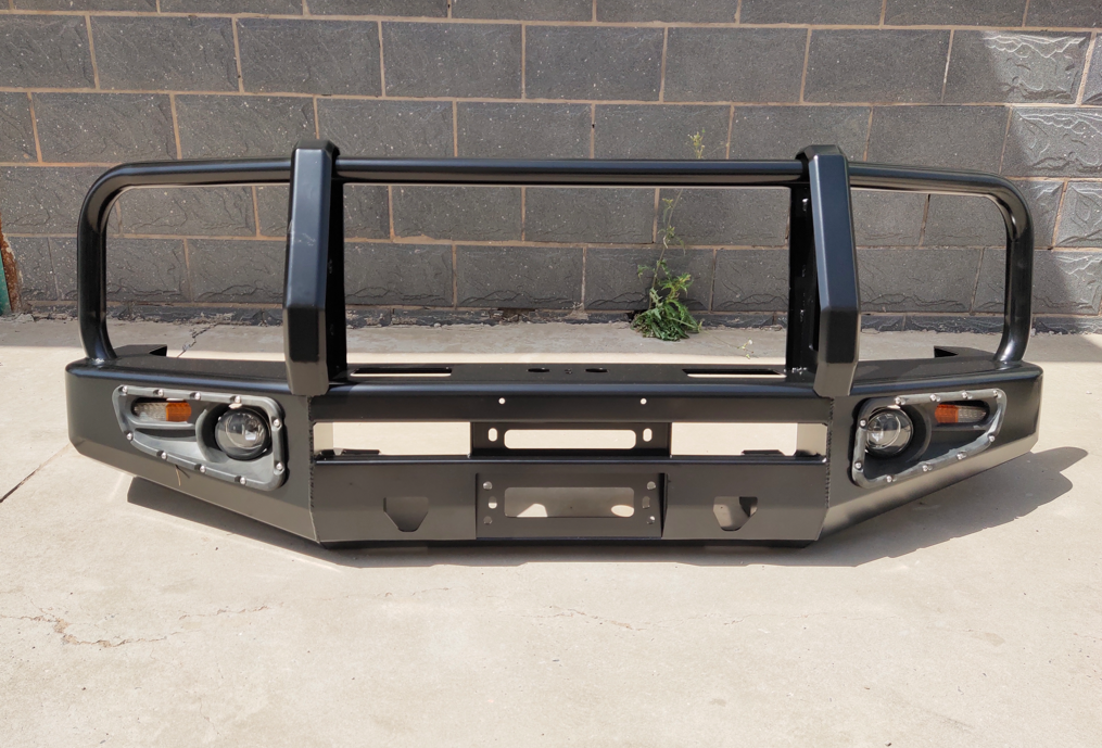 Powder Coated Toyota LC79 Bumper Rear Bumper with Winch Front Bumper and Tire Carrier