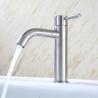 Buy cheap SUS304 Stainless Steel Bathroom Faucets Single Handle In SN Matte Black from wholesalers