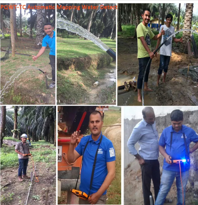Automatic Mapping PQWT Water Detector Underground PQWT-TC900 1200 Meters