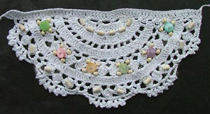 handmade hook needle crochet diy accessories three-dimensional flower