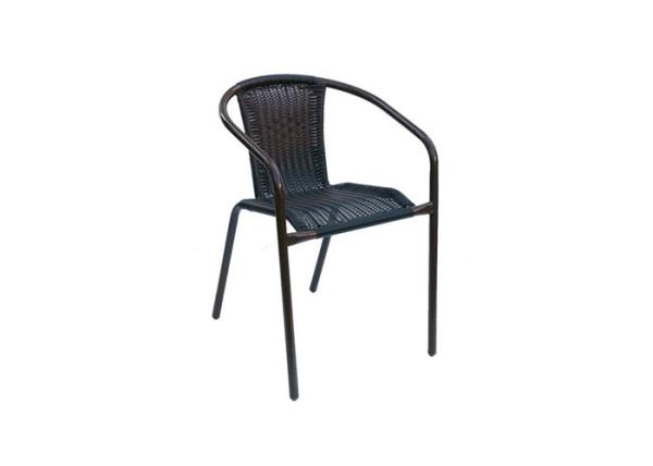 Buy cheap Anti Mould Garden Rattan Chair Metal And Wicker Patio Chairs 2.9kg from wholesalers
