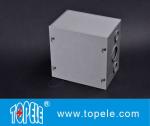 Steel Conduit Square Outdoor Electrical Junction Box Metal Weatherproof