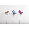 Buy cheap Hollow Out Colorful Metal Butterfly Outdoor Garden Decorations with Glass Beads from wholesalers