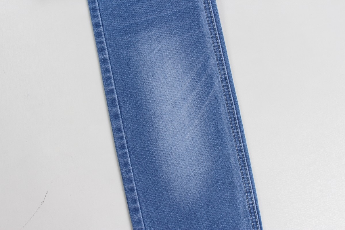 Wholesale 10 Oz Dark Blue Stretch Woven Denim Fabric For Jeans