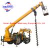Buy cheap Popular sale lifting crane mounted post hole digger machine new tractor with auger from wholesalers