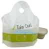 Buy cheap 100% Compostable Carrier Plastic Biodegradable T-Shirt Bags With Logo, die cut handle cloth carrier shopping, shopper from wholesalers