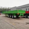 Buy cheap Dry Cargo 12 Wheel Tri Axle 80T Drop Side Wall Trailer from wholesalers