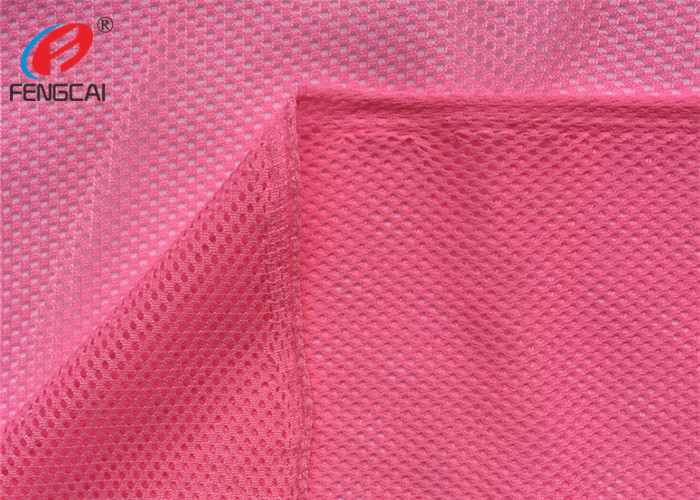 Free Sample 100% Polyesyer Sports Mesh Fabric Tricot Athletic Fabric For Garment