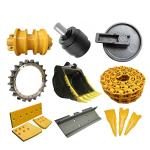 Front track idler assy for mini excavator wheel bulldozer parts rubber idler