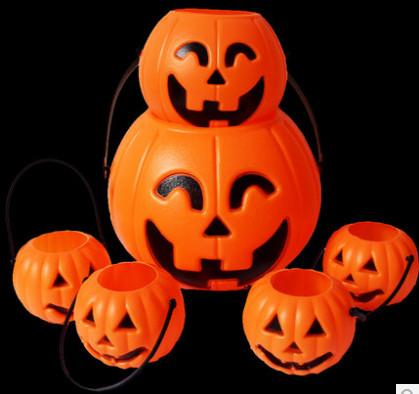 Buy cheap Protable Pumpkin Pot Halloween Decoration promotion gift from wholesalers