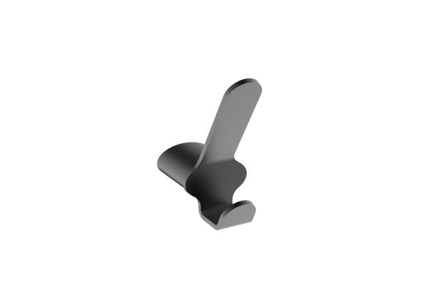 Single Robe hook&Clothing Hook&Hanging Hook -Chrome Color&BLACK COLOR &Oval