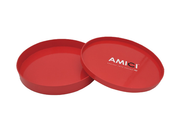 Artificial Small Chocolate Boxes Packaging Round Shape CE Certification