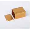 Buy cheap Small Aluminum Metal Housing For Transformer Project Box Width38mm Height30mm In Gold Color from wholesalers