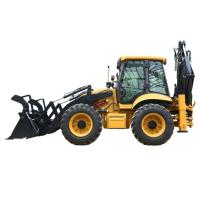 Buy cheap Four Wheel Steering 388H Backhoe Loader ISO9001 For Construction Works product