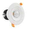 Buy cheap hot sale 6inch 8inch adjustable 15w 20w 30w 40w 50w cob led downlight with 24deg 60deg from wholesalers