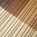Eco-friendly and Stylish Grooved Acoustic Panel for Auditorium Church Theater
