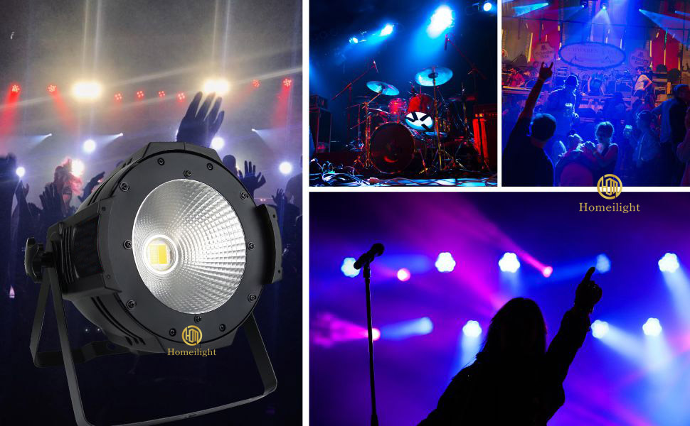 Customized 100W Warm White LED Par Light 3200K 6500K For Theater Church