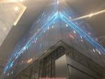 P6.25mm Outdoor LED Video Curtain Display High-Definition Building Facade